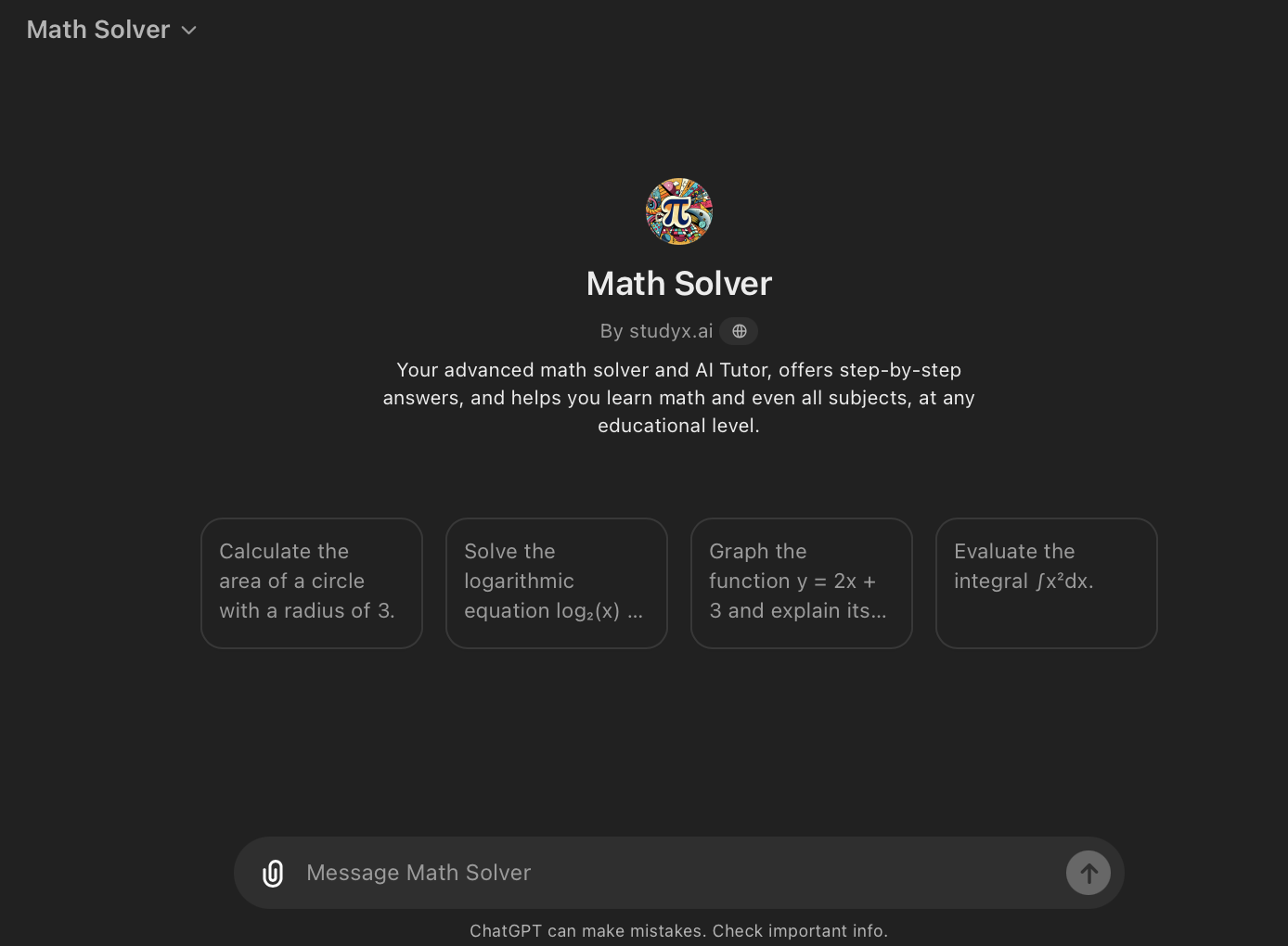 Math Solver: Your Advanced AI Math Tutor