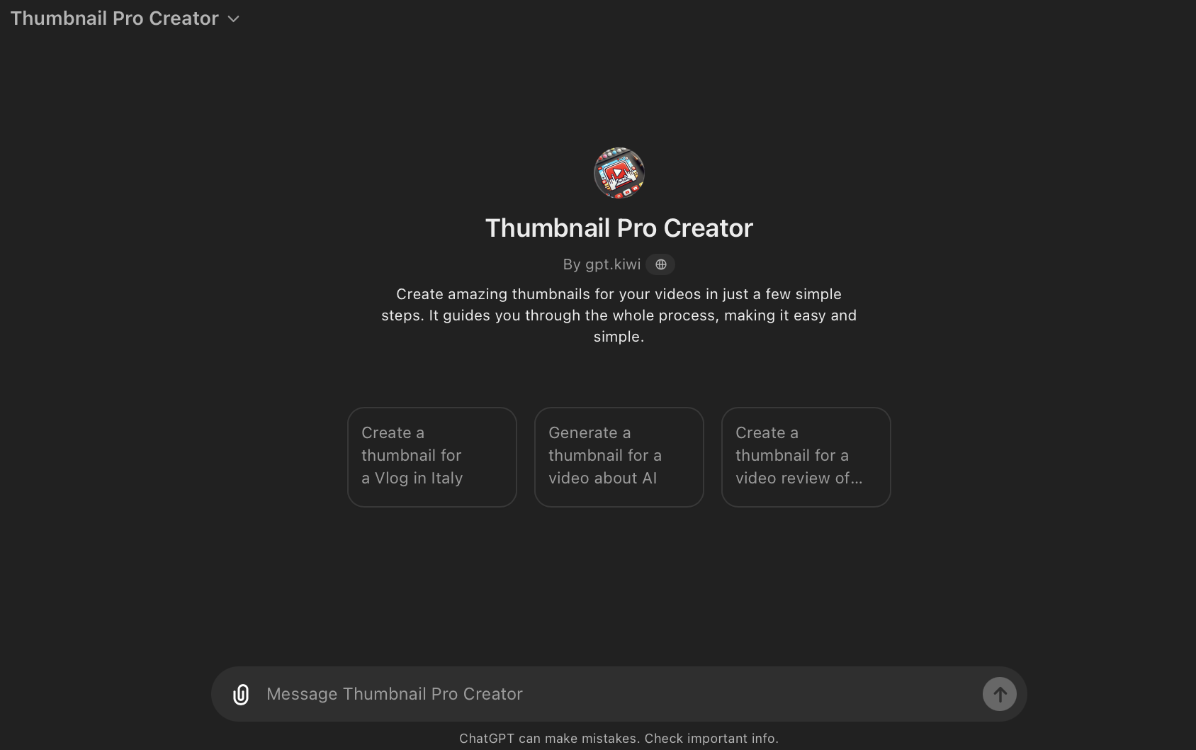 Thumbnail Pro Creator: Your YouTube Thumbnail Designer