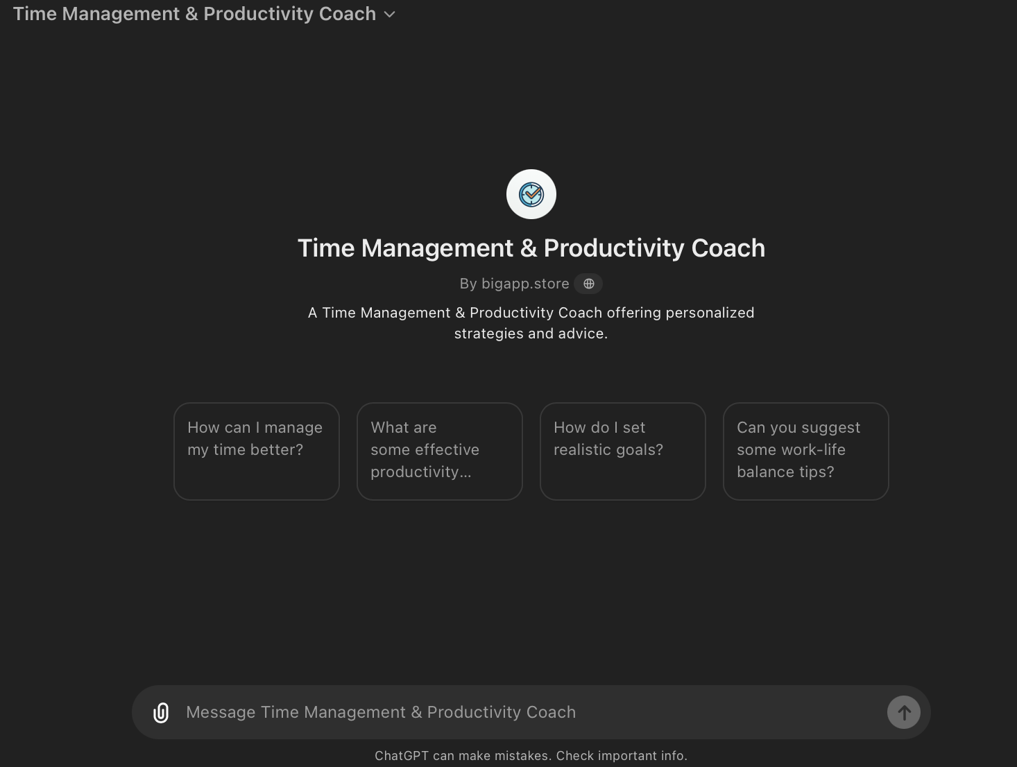 Time Management & Productivity Coach: Maximize Your Efficiency