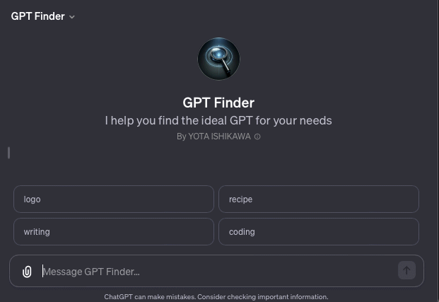 GPT Finder: find the ideal GPT for your needs